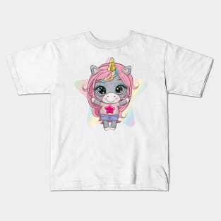 Cute Unicorn Kids T-Shirt